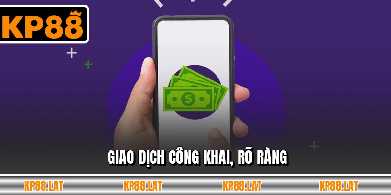 Giao dịch công khai, rõ ràng
